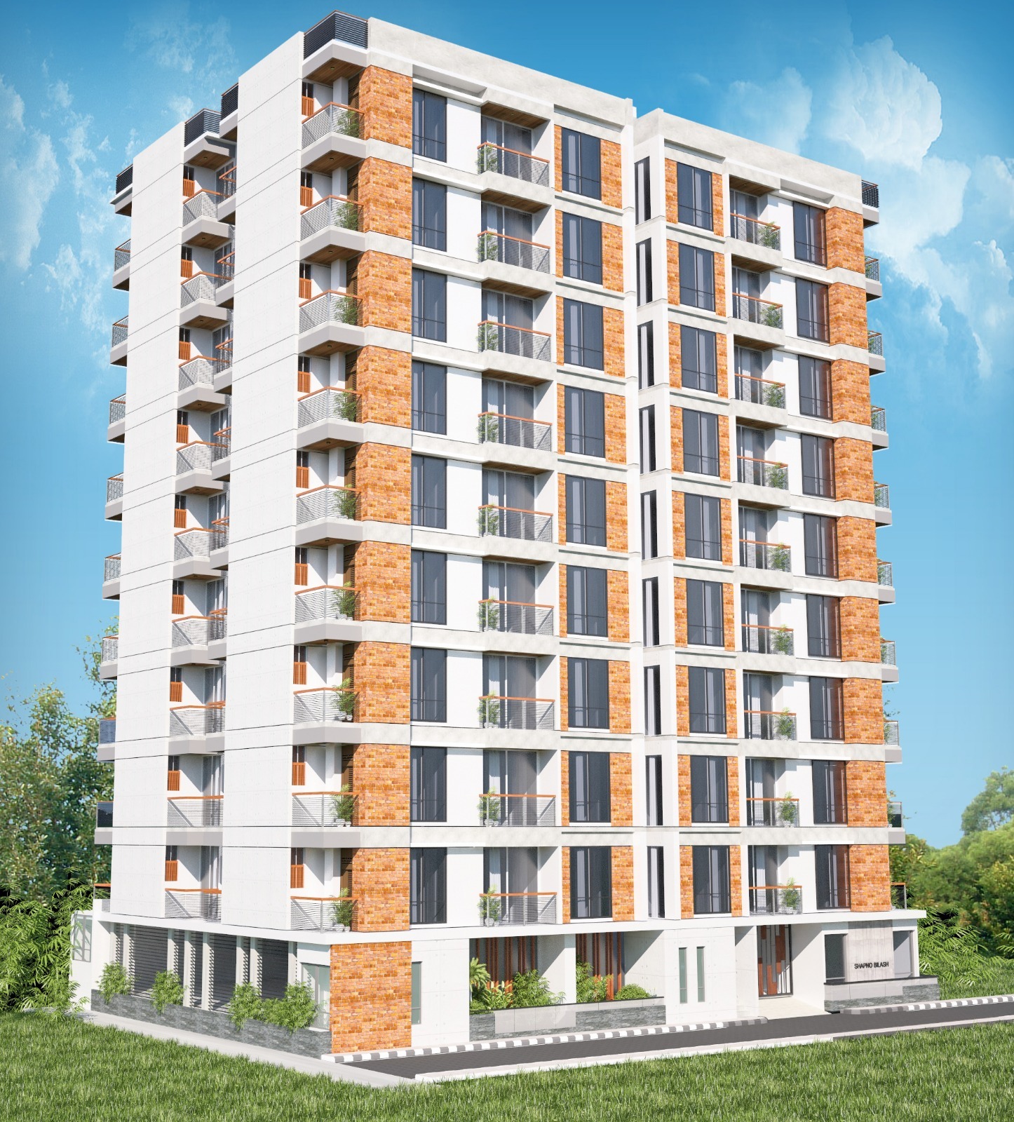 Shapno Bilash, G+9 (4 Units)